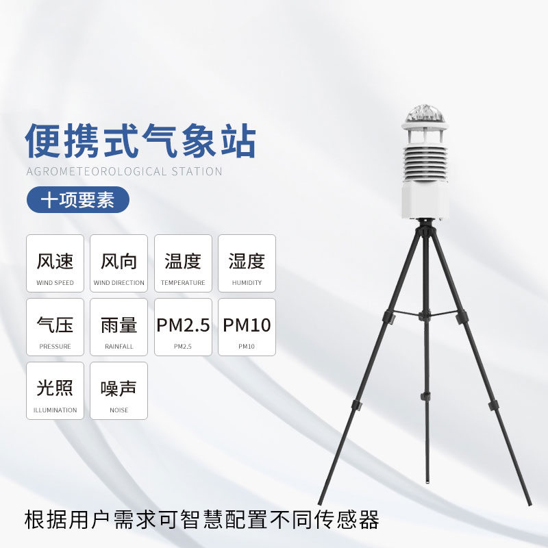 便攜式十要素移動氣象站：耐用可靠，應對極端