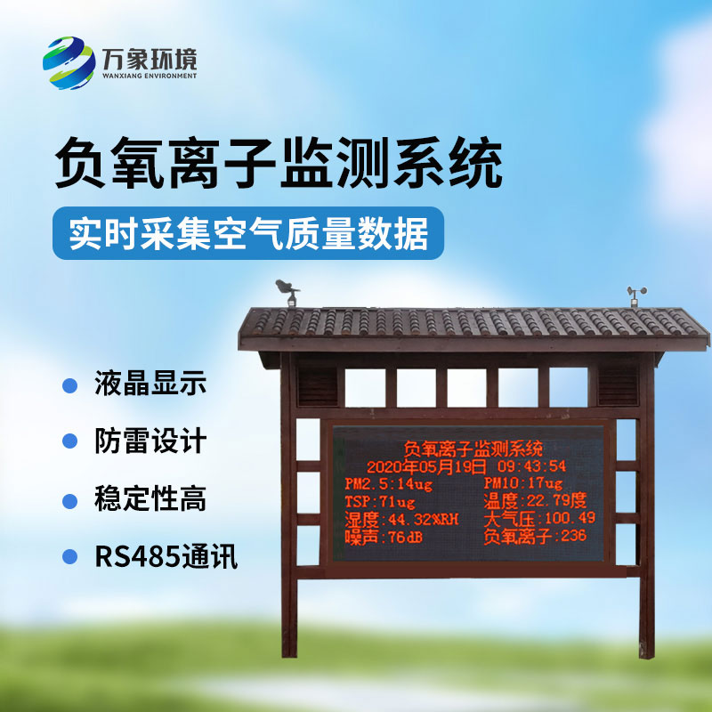 防腐木款負氧離子監測站的多重用途