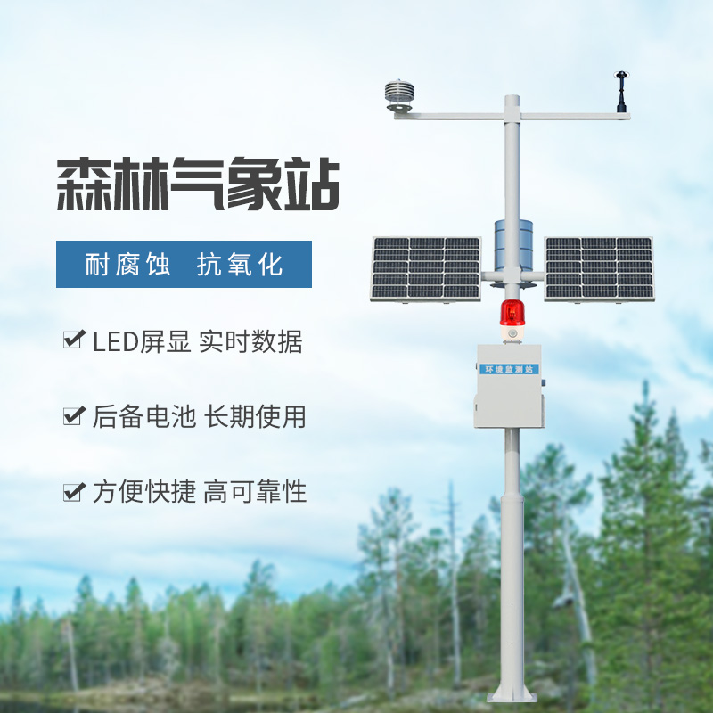 森林火險監測站：森林中可能導致火災的氣象因子全被它掌握在手里