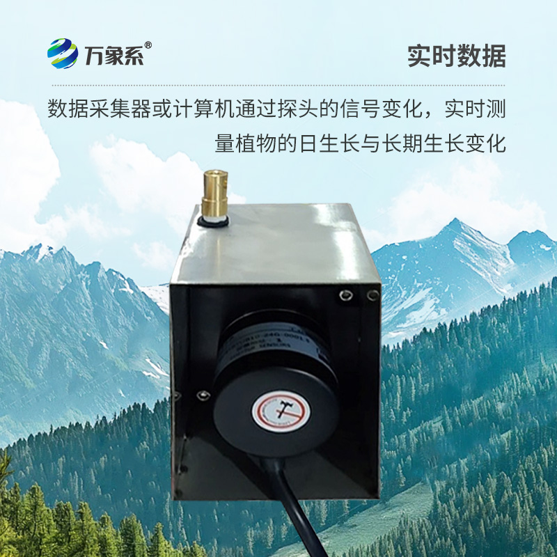 植物生長傳感器，監測環境因子對樹干生長變化的影響