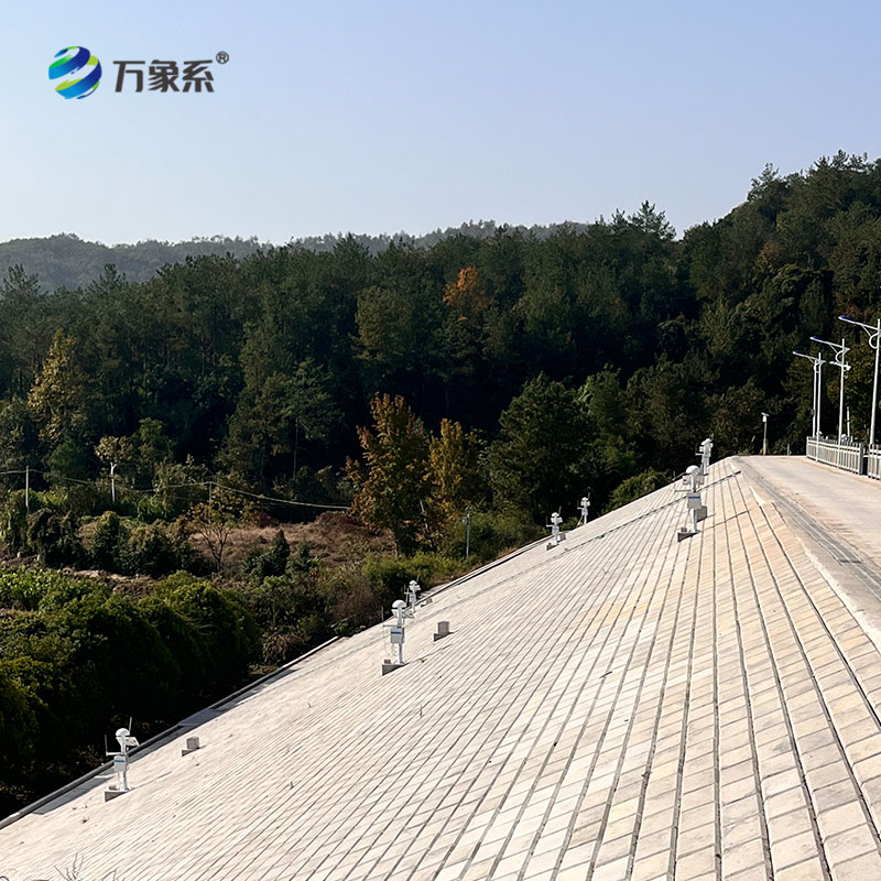 GNSS位移監測站時刻守護石湖口村大壩的安全