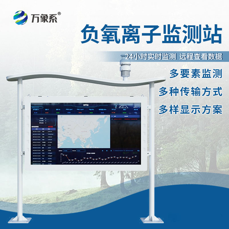 生態環境負氧離子監測站上線，讓清新空氣可感可知